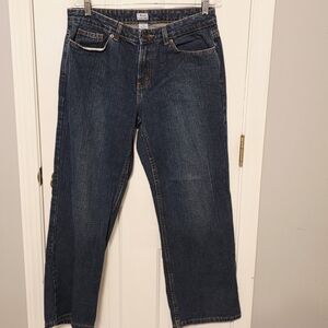 Vintage 90s GH Bass & Co Denim Dark Wash Straight Leg Jeans 10